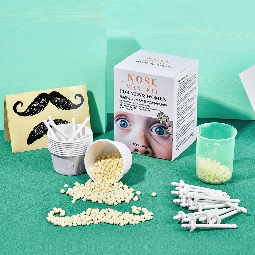 Nose Wax Kit Painless Portable for Men and Women