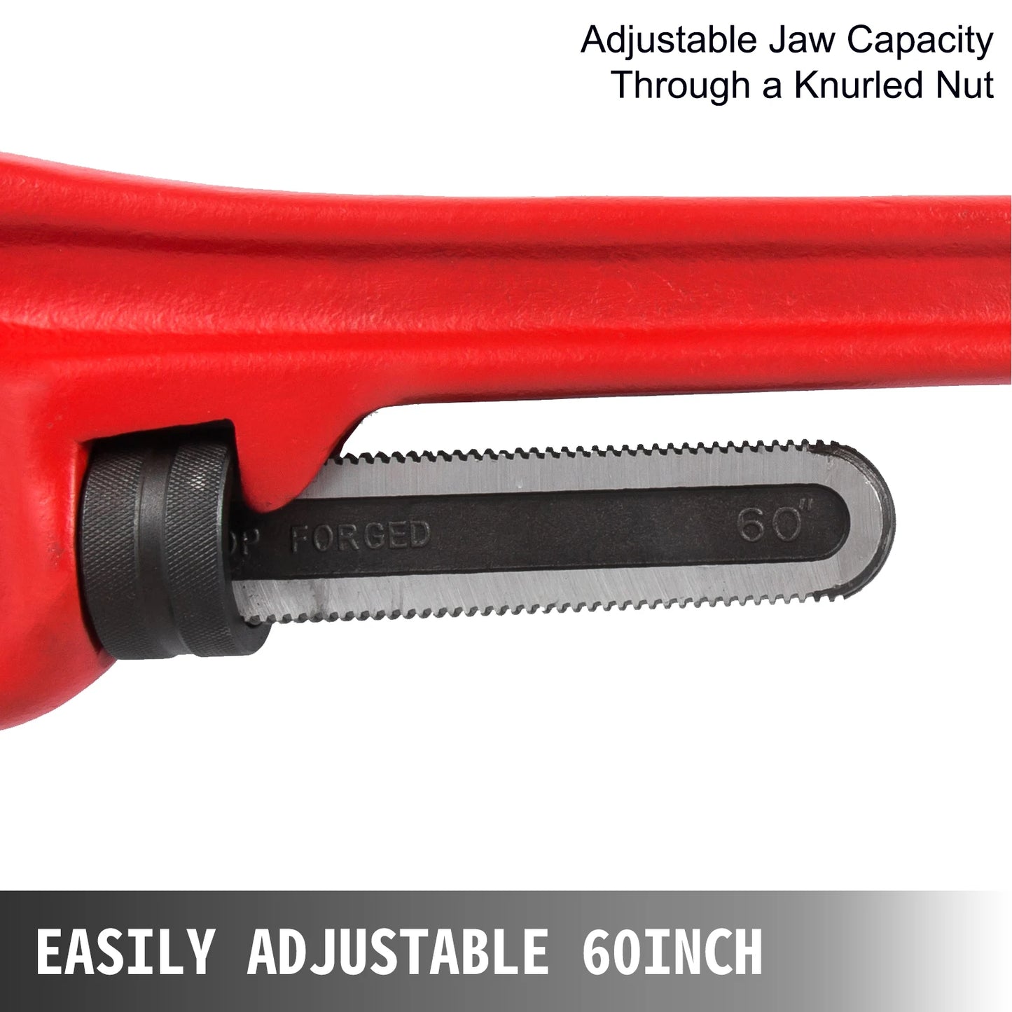 Industrial Grade Offset Heavy Duty Pipe Wrench