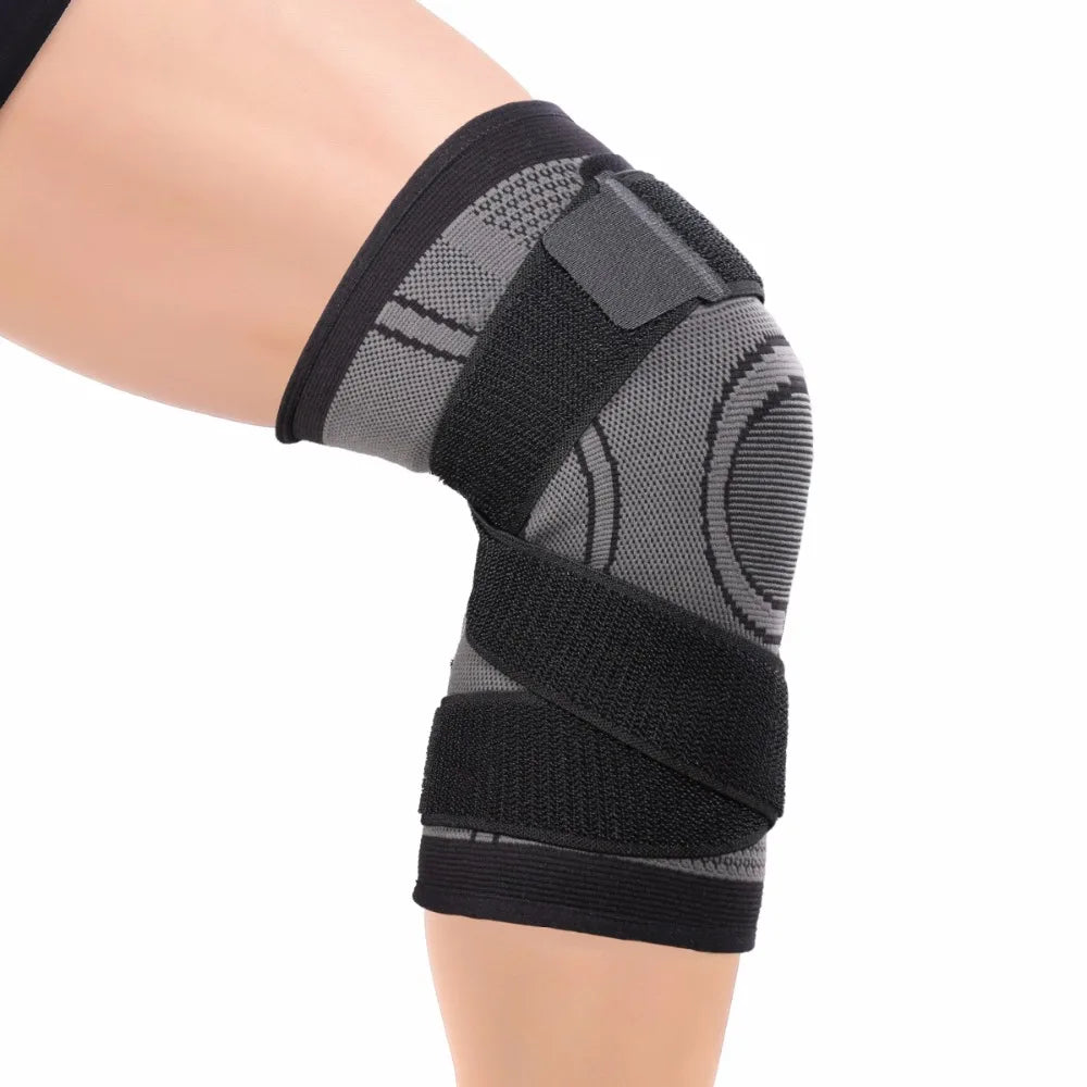 1/2PCS Sports Men Pressurized Bandagem Elastica Knee Pads