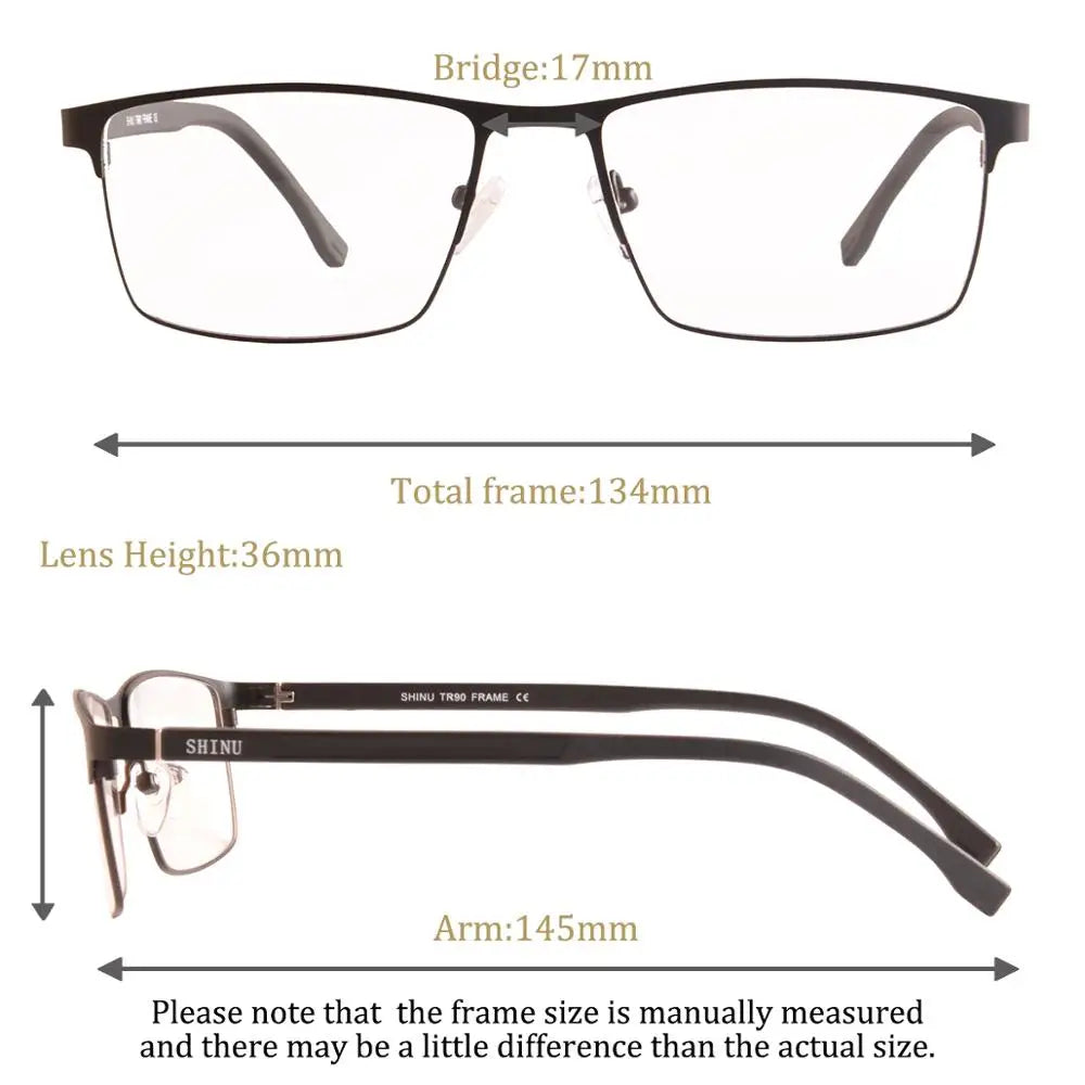 Men's blue light blocking custom frame computer glasses