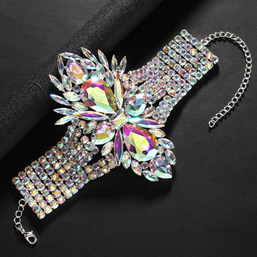 Bracelet for Women Girl Charm Rhinestone Dance Fashion Jewelry
