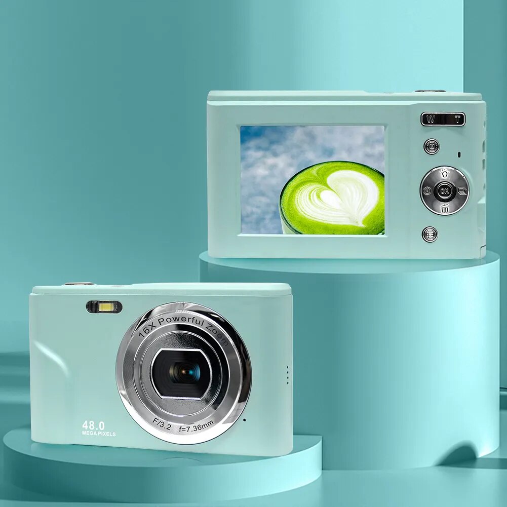 Photo Camera Kids Digital Mini Zoom Birthday Gift for Boys Girls