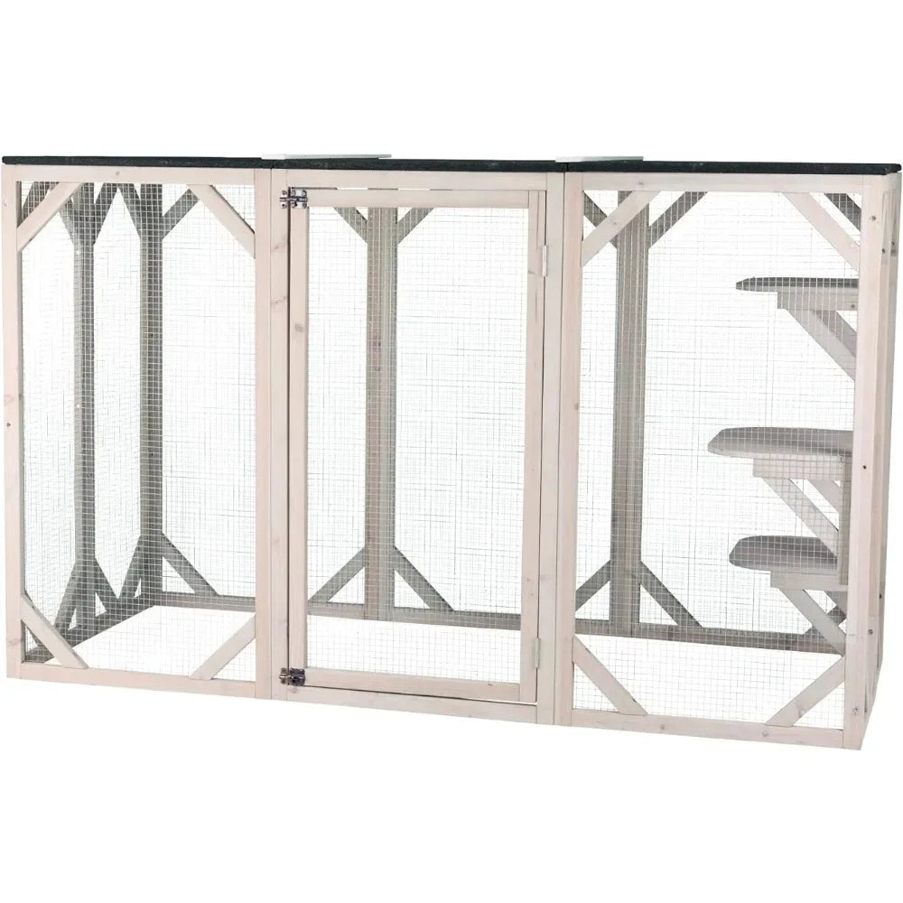 Cat House for Cats Outdoor Large Cat Playpen With Platforms