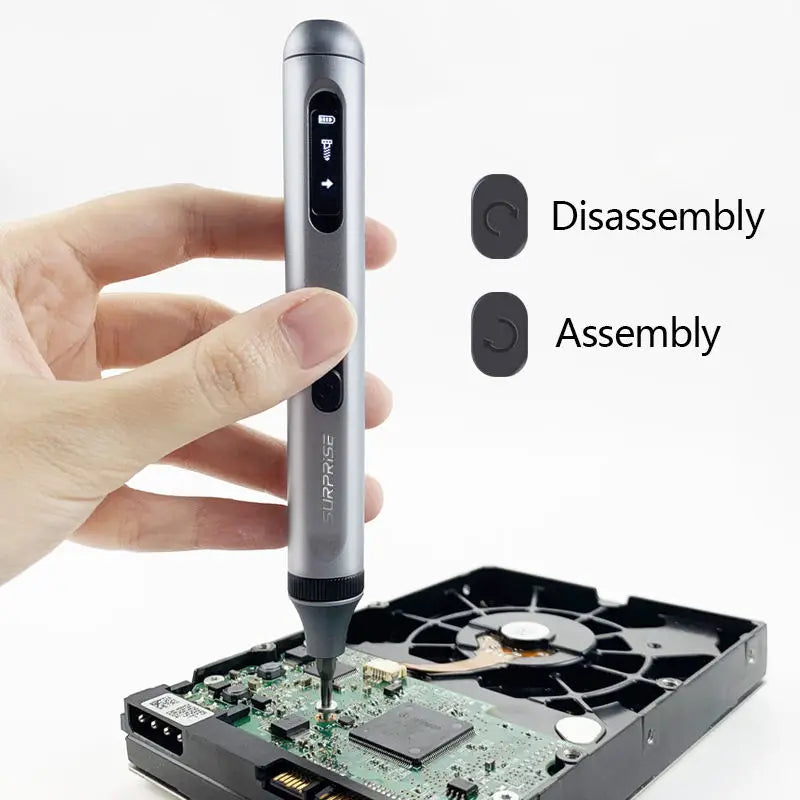 Precision Electric Screwdriver 50PCS with Electronic Display