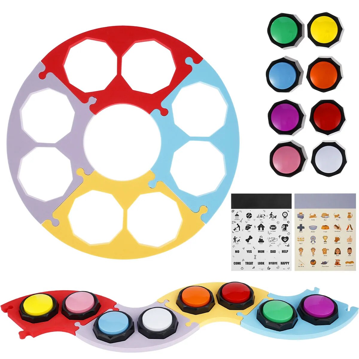 Voice Recording Button Pet Toys Dog Buttons for Communication Training