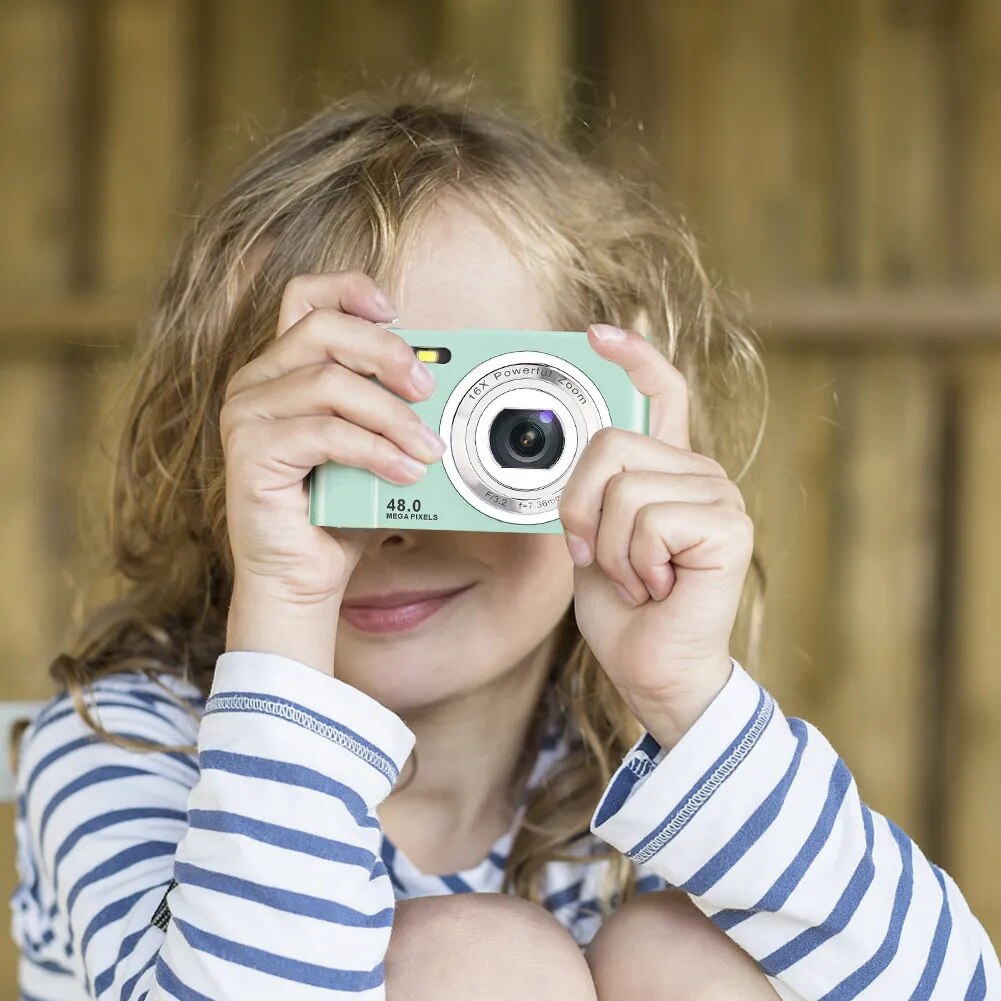 Photo Camera Kids Digital Mini Zoom Birthday Gift for Boys Girls