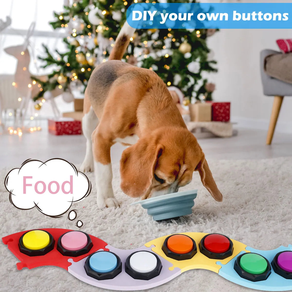 Voice Recording Button Pet Toys Dog Buttons for Communication Training