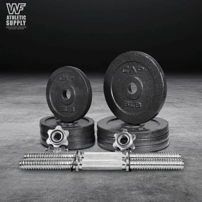 Adjustable Dumbbells 20lb 25lb 30lb 52.5lb & 100lb Options Exercise Fitness Equipment