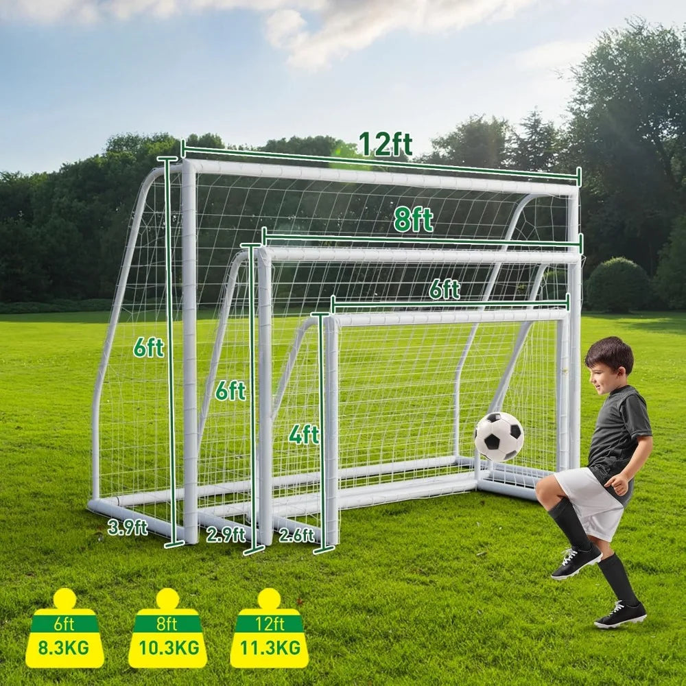 Soccer Net Goal for Backyard with Carry Bag Portable Soccer Goal