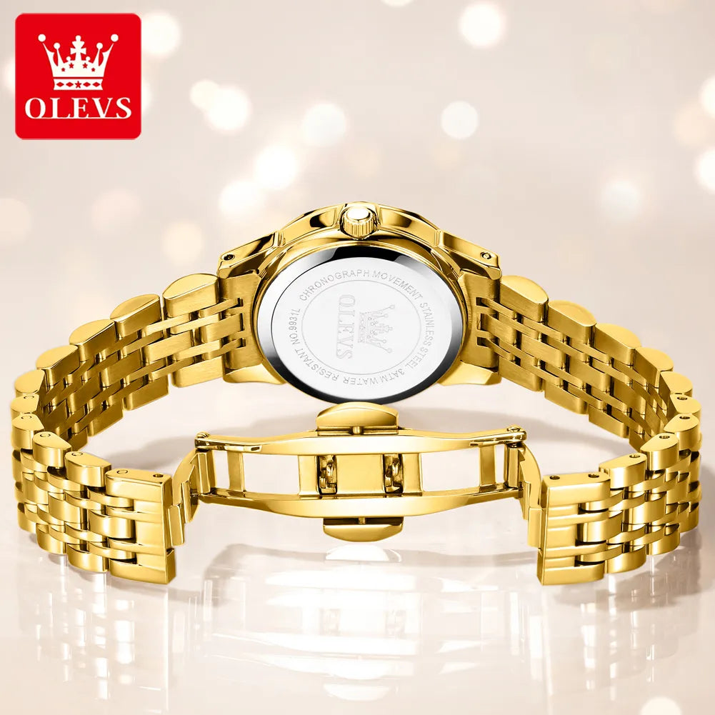 Women's Elegant Rhombus Original Quartz Ladies waterproof Wristwatch