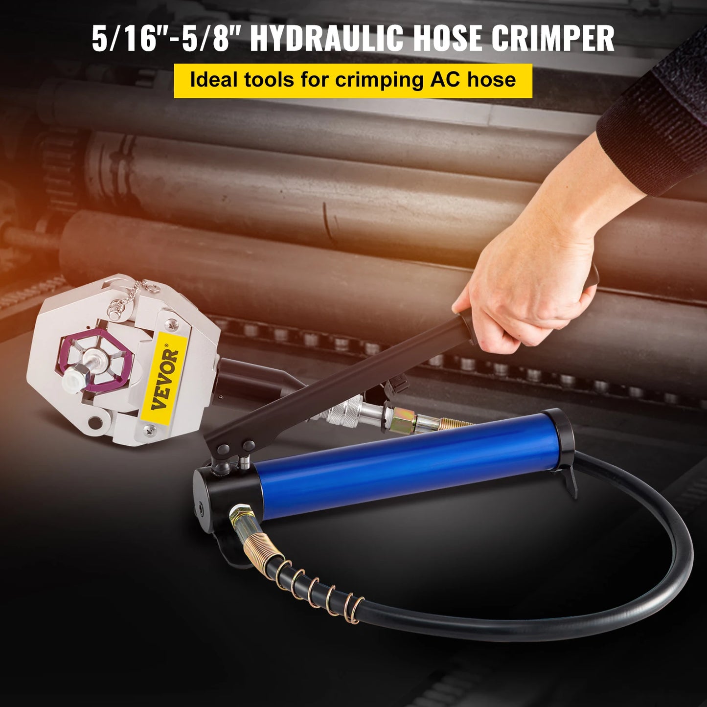 Hydraulic Hose Crimper 71500 Separable Hydra-Krimp with Aluminum Pump