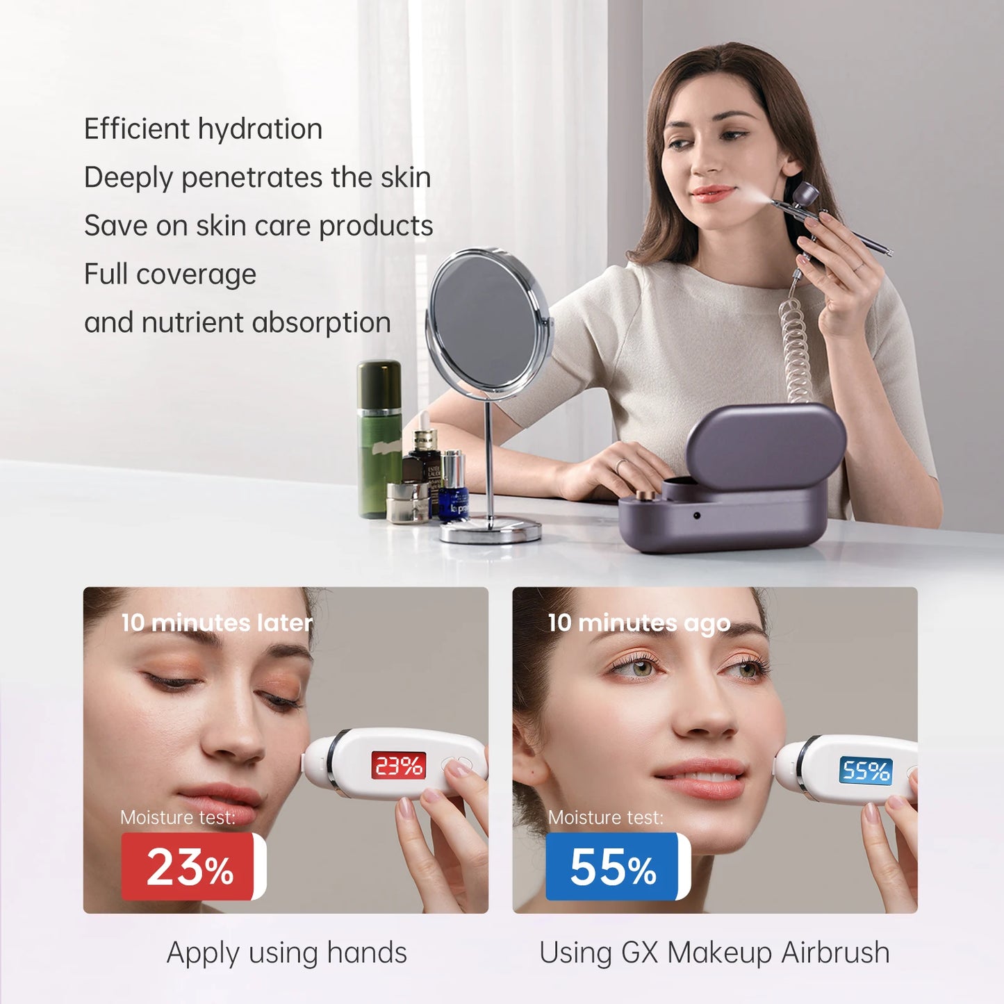 GX Electric Makeup Airbrush Skincare Kit