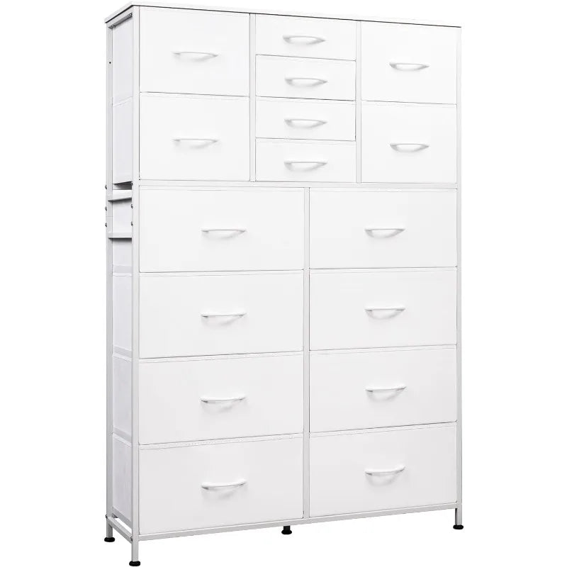 Tall Dresser for Bedroom, Fabric Dresser Storage Tower with 16 Drawers,Chest of Drawers Organizer Unit, Storage Cabinet,Hallway,