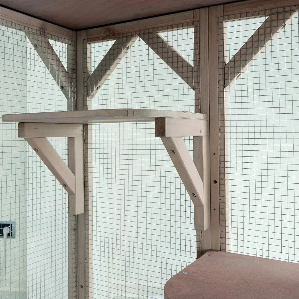 Cat House for Cats Outdoor Large Cat Playpen With Platforms