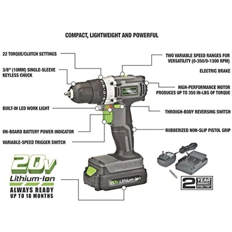 - Volt Cordless Speed Drill & Driver Repairing Tool