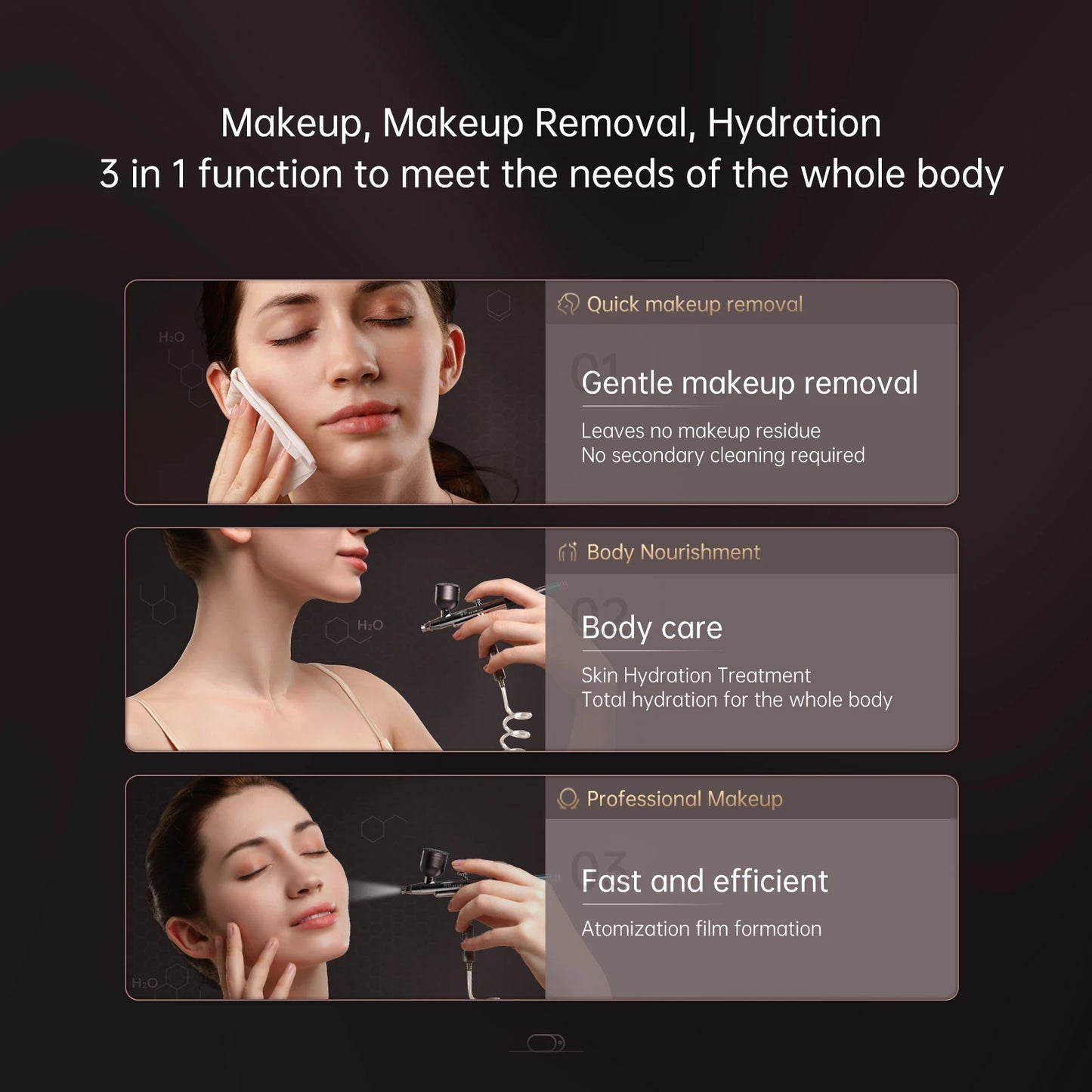 GX Electric Makeup Airbrush Skincare Kit
