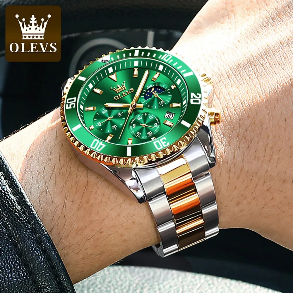 Quartz Waterproof Luminous Stainless Steel Watch for men