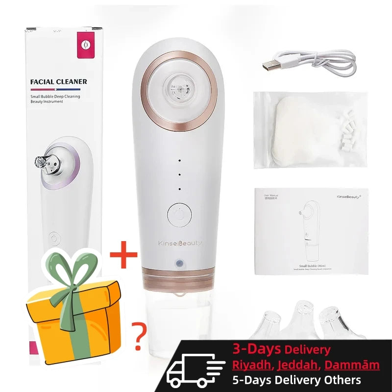 Small Bubble Deep Face Cleaning Blackhead Remover Machine