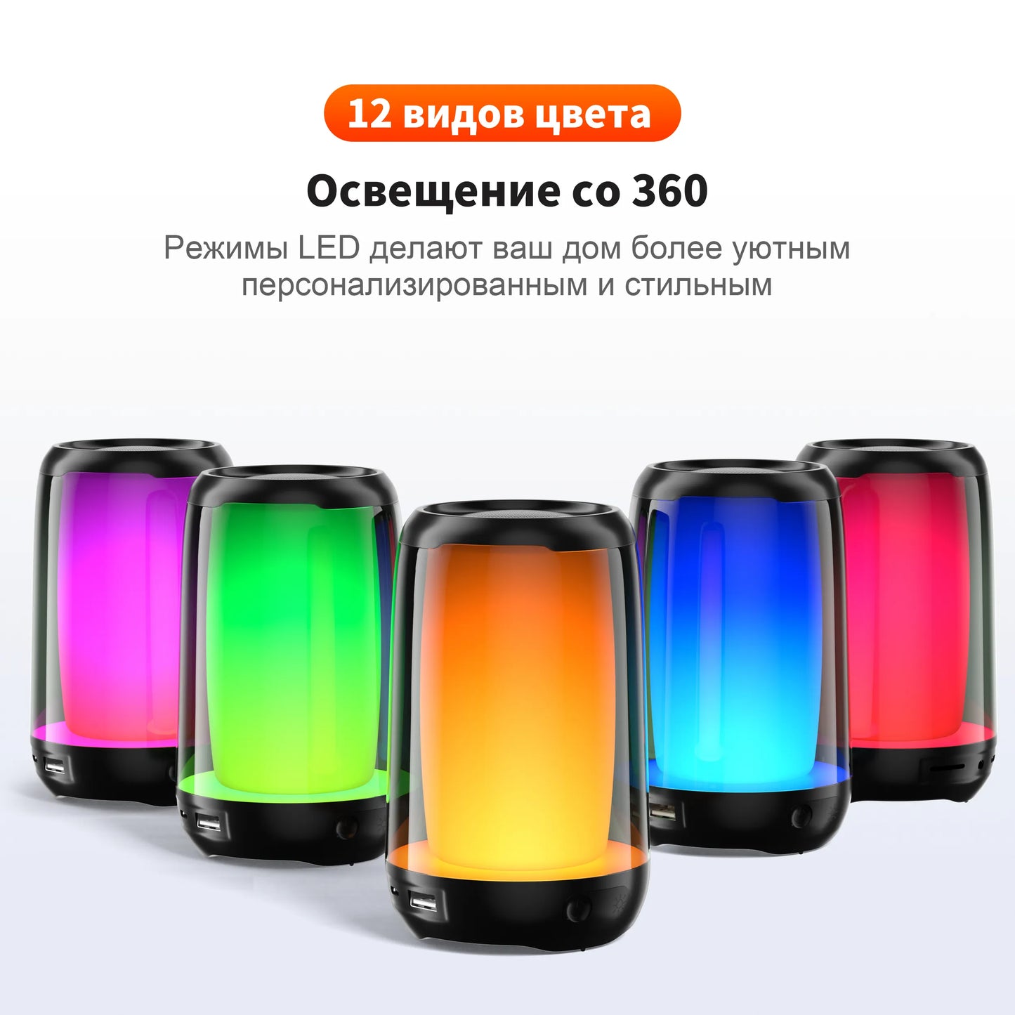 Bluetooth Speaker with Hi-Res Wireless HiFi Portable Waterproof