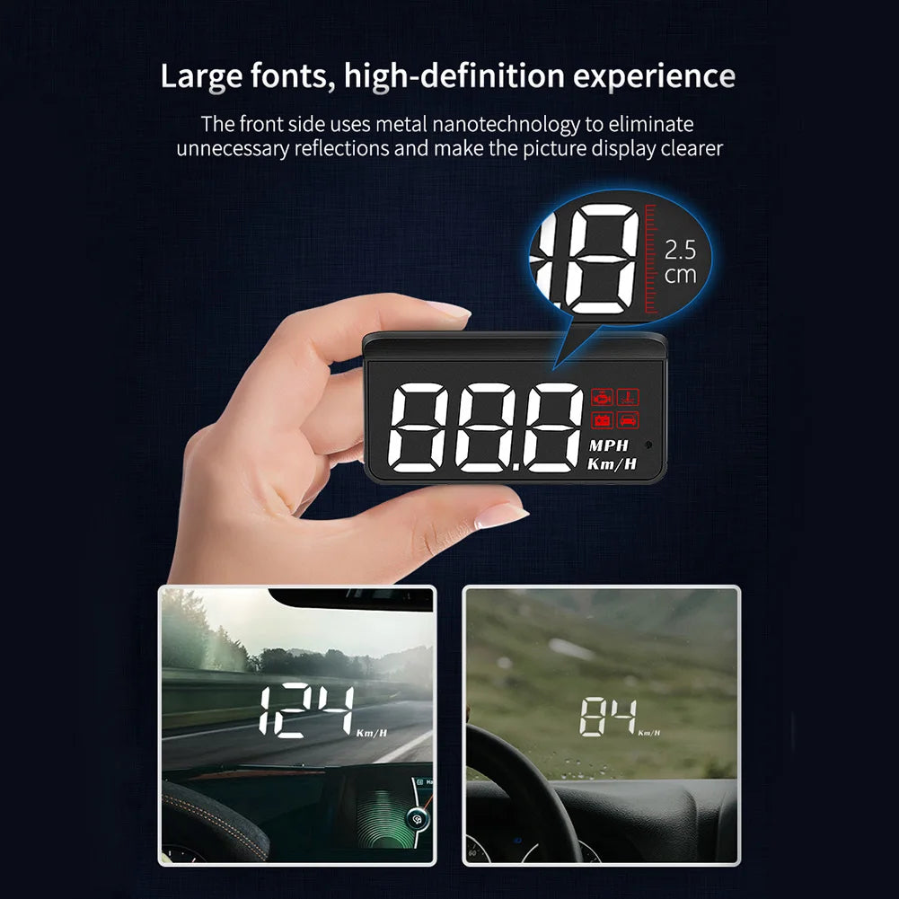 HUD Car Head Up Display Speedometer on board Monitor