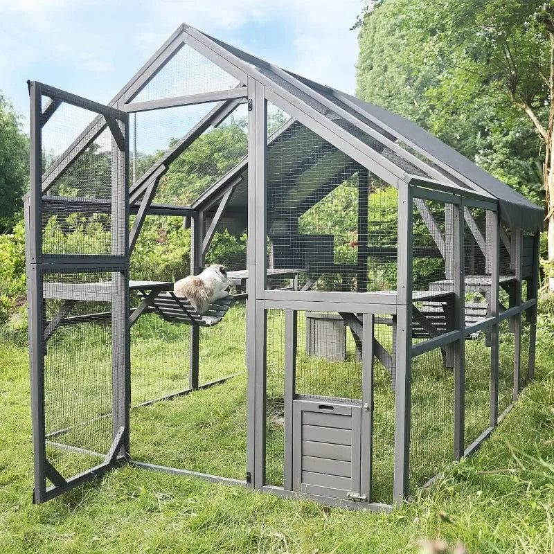 Large Outdoor Walk in Cat Enclosure Indoor Cage Playpen