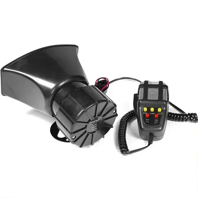 Mic PA System Emergency Amplifier Hooter Police Siren Air Horn