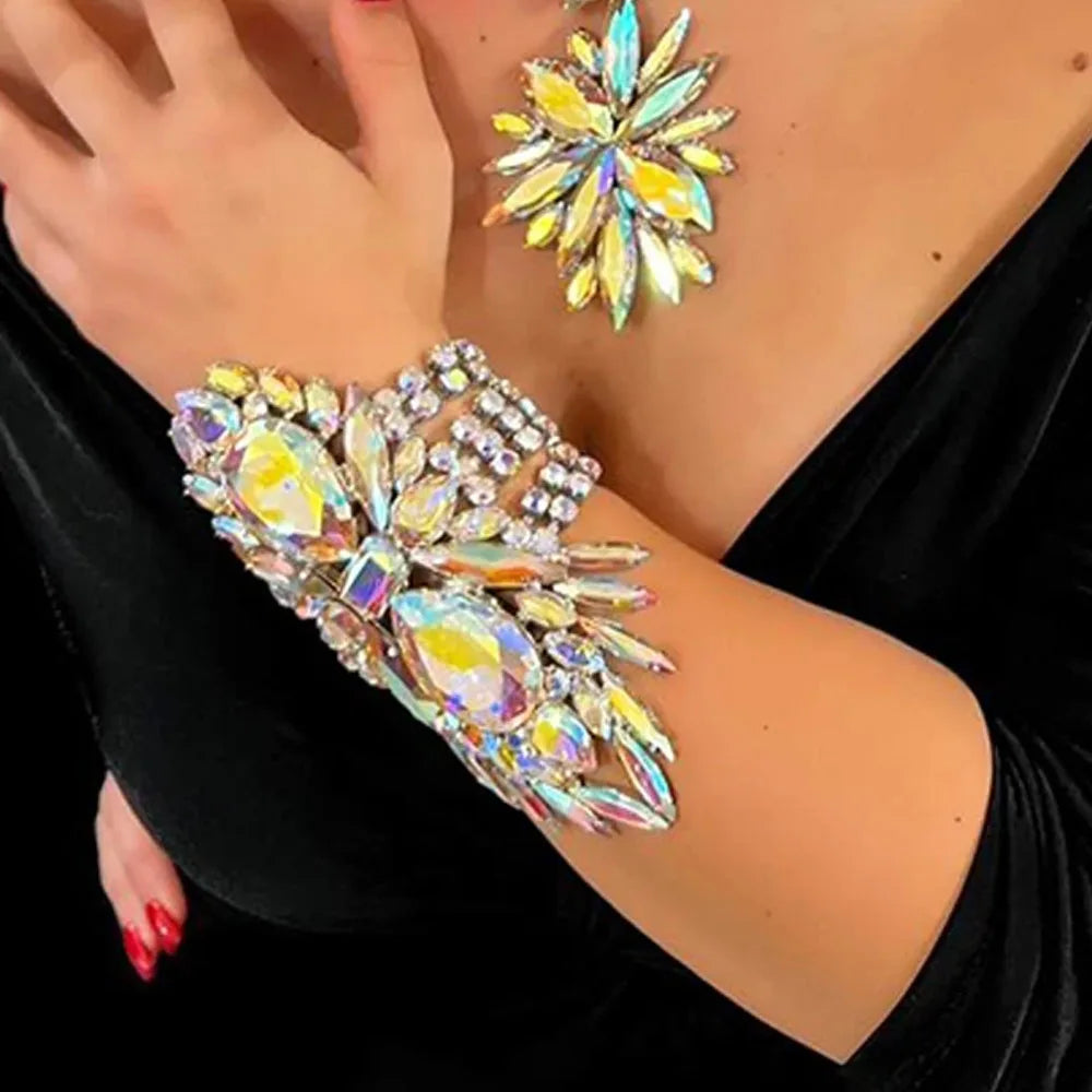 Bracelet for Women Girl Charm Rhinestone Dance Fashion Jewelry