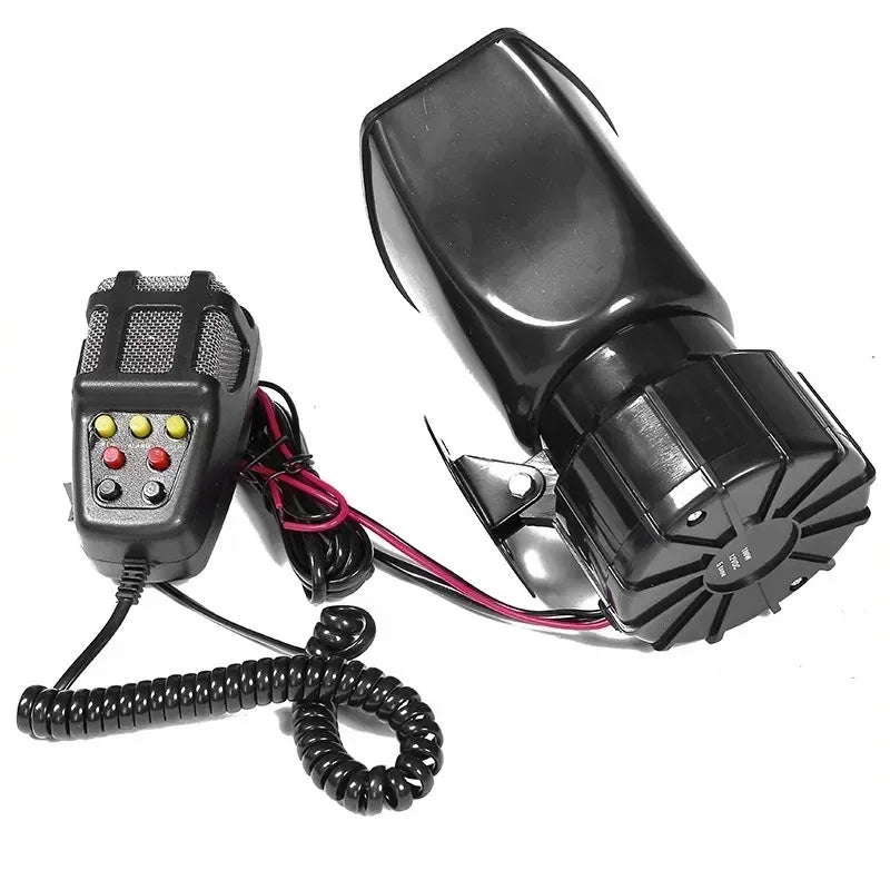 Mic PA System Emergency Amplifier Hooter Police Siren Air Horn