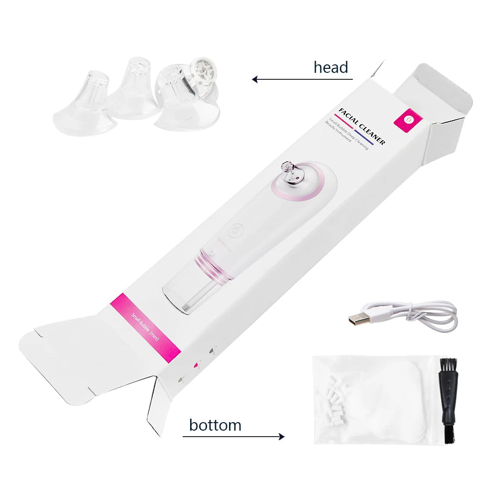 Small Bubble Deep Face Cleaning  Blackhead Remover Machine