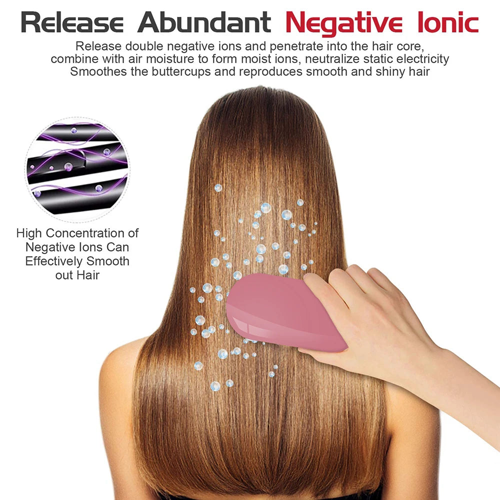 New Version Ionic Potable Massage Hairbrush.