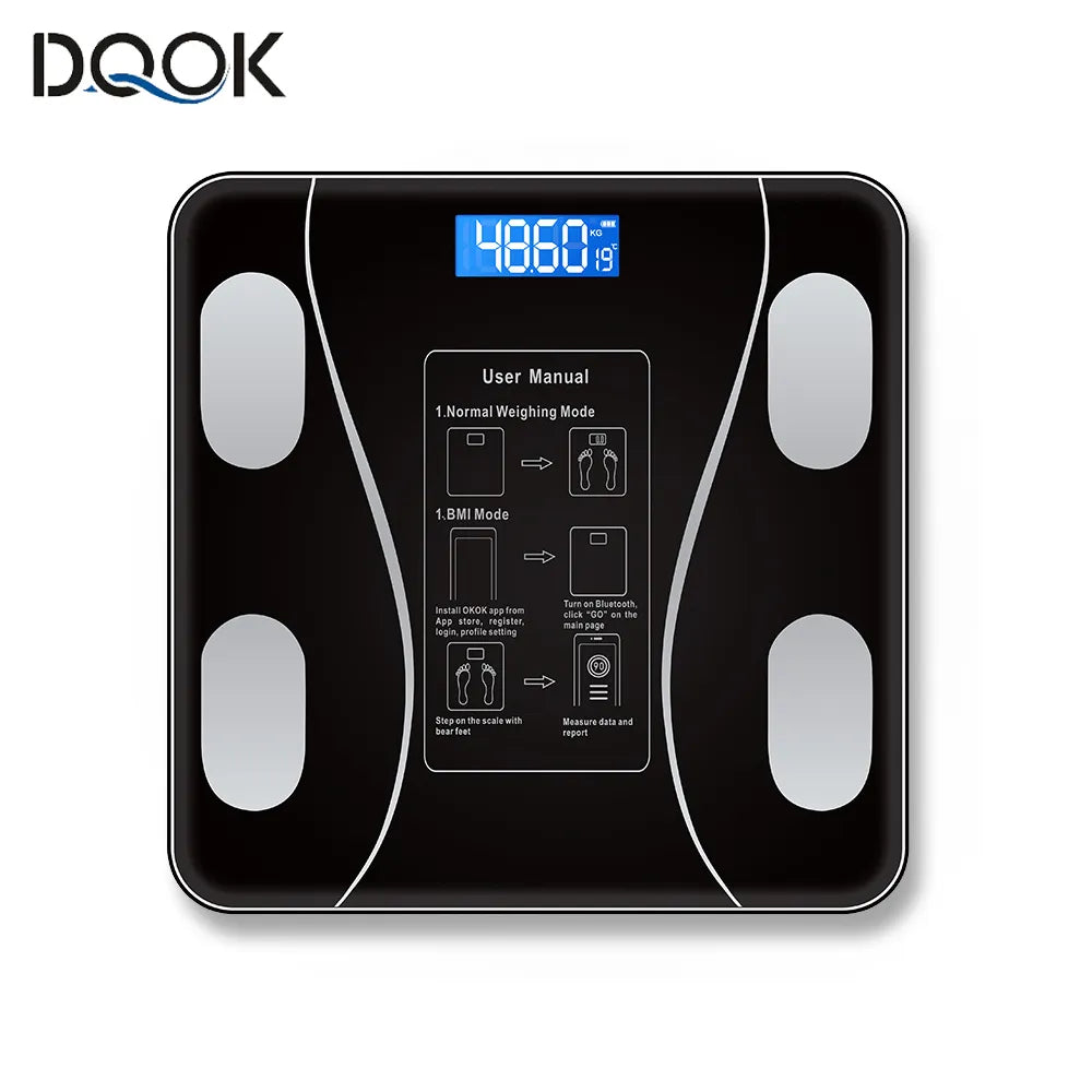 Body Fat Smart Wireless Digital Bathroom Weight Scale