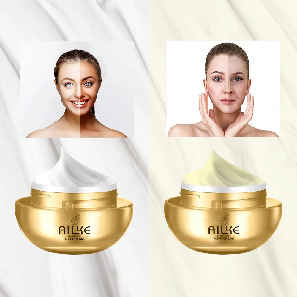 AILKE Face Care Set Whitening Moisturizing Brightening Collagen Cream skin vitamin c acne soins du visage facial Beauty