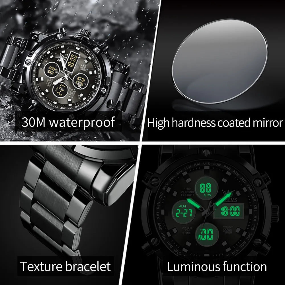 Original Brand Men's  waterproof Watches