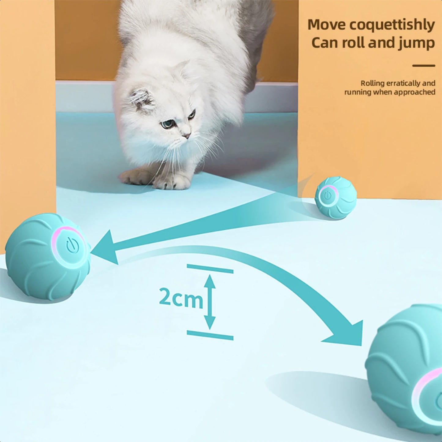 New Engaging and Fun Self-Moving Cat Toy