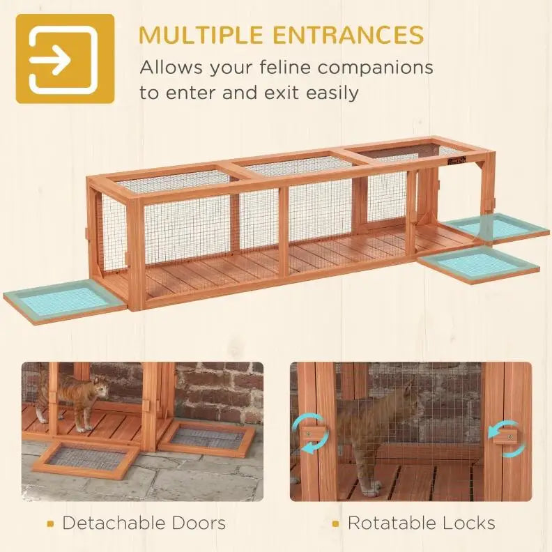 59" Long Cat Tunnel with Extendable Design