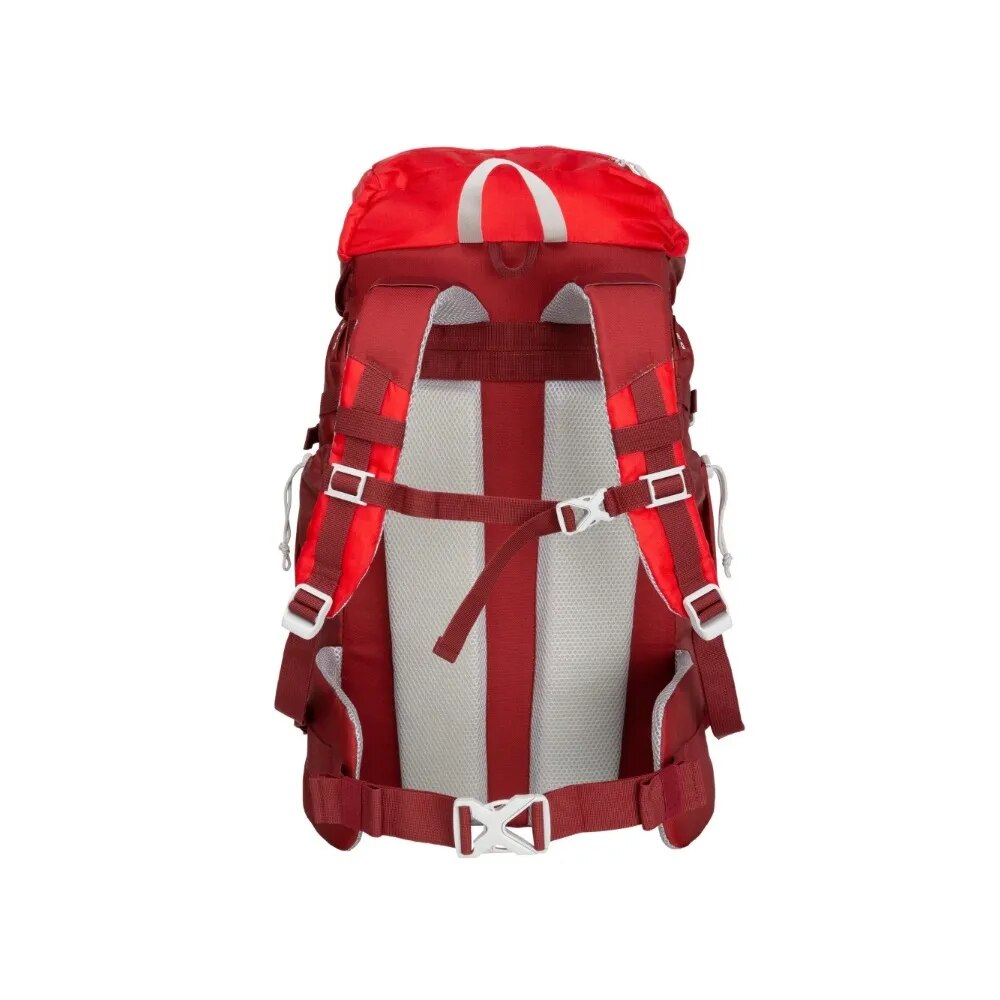 Hydration Compatible, Hiking, Camping, Travel Backpack, Red, Unisex