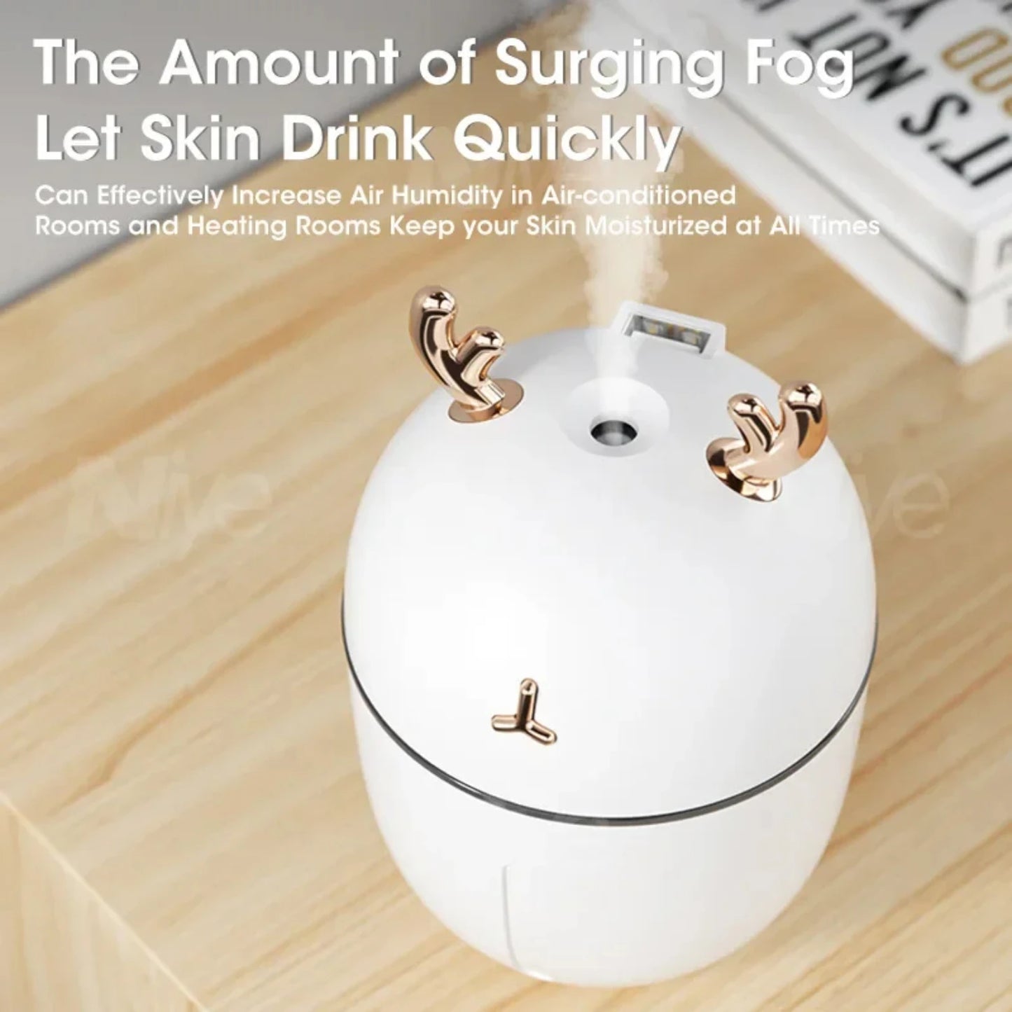 New Mini Cute Aromatherapy Essential Oil USB Air Humidifier for Home Bedroom