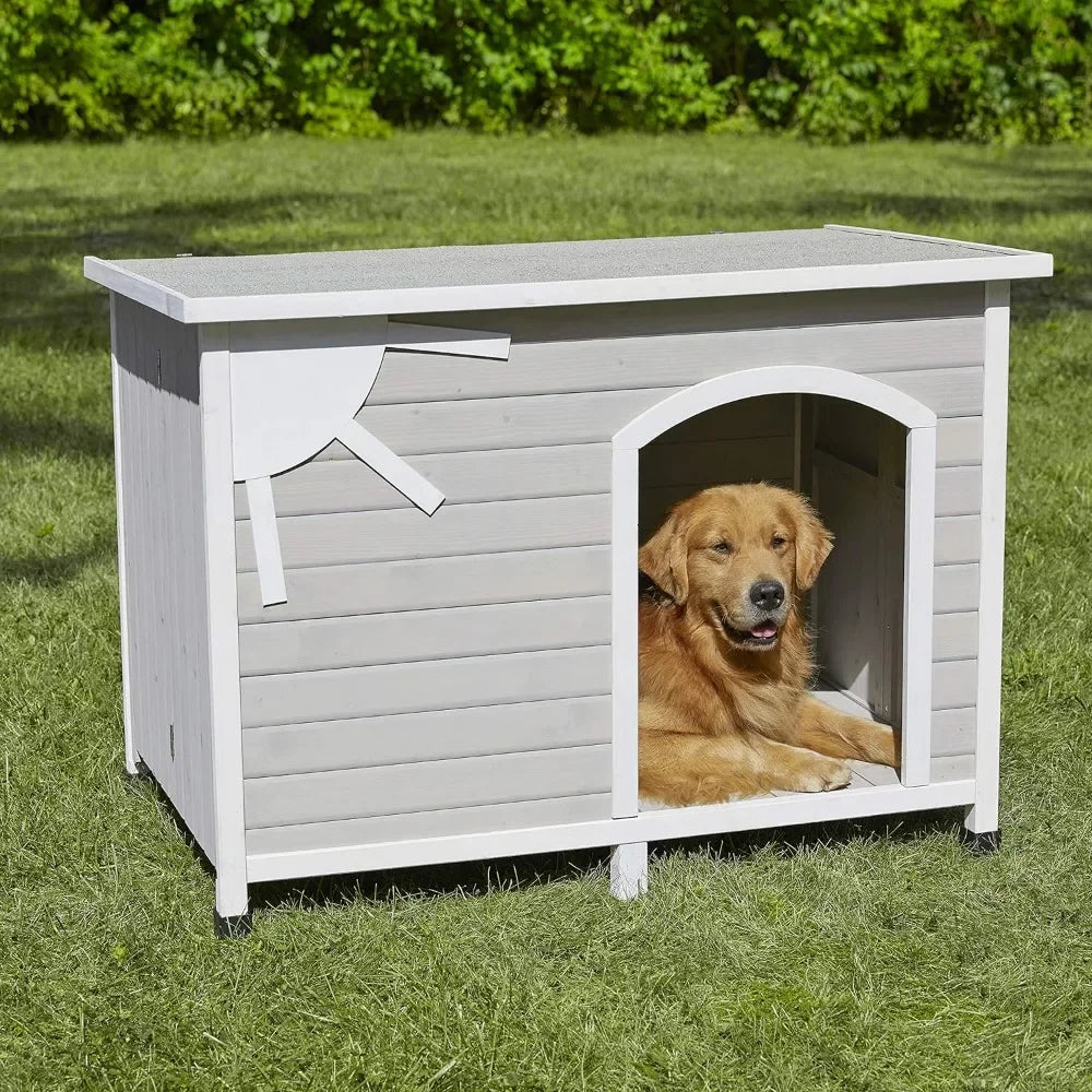 Eilio Folding Outdoor Wood Dog House