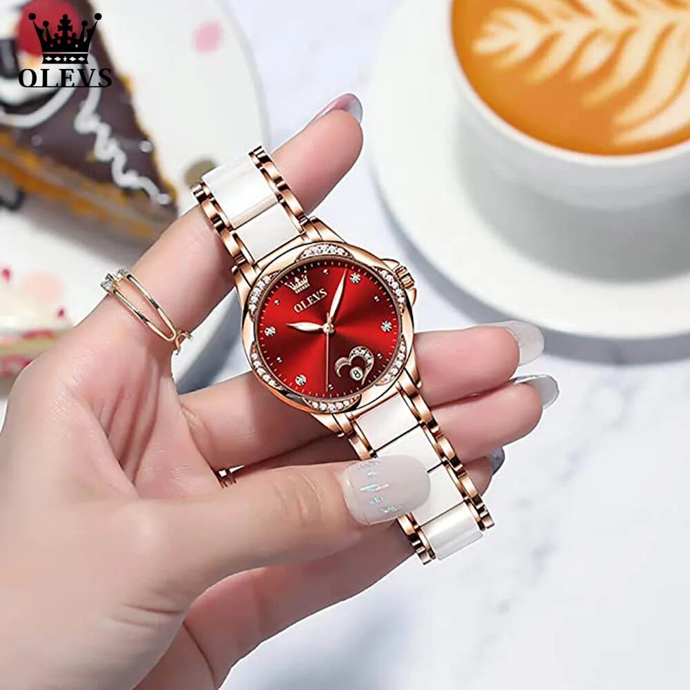 Watch for Women Automatic Mechanical Ladies heart Wrist Watch