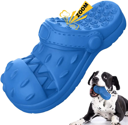 Aggressive Chewers Natural Rubber Teeth Cleaning Dog Toy