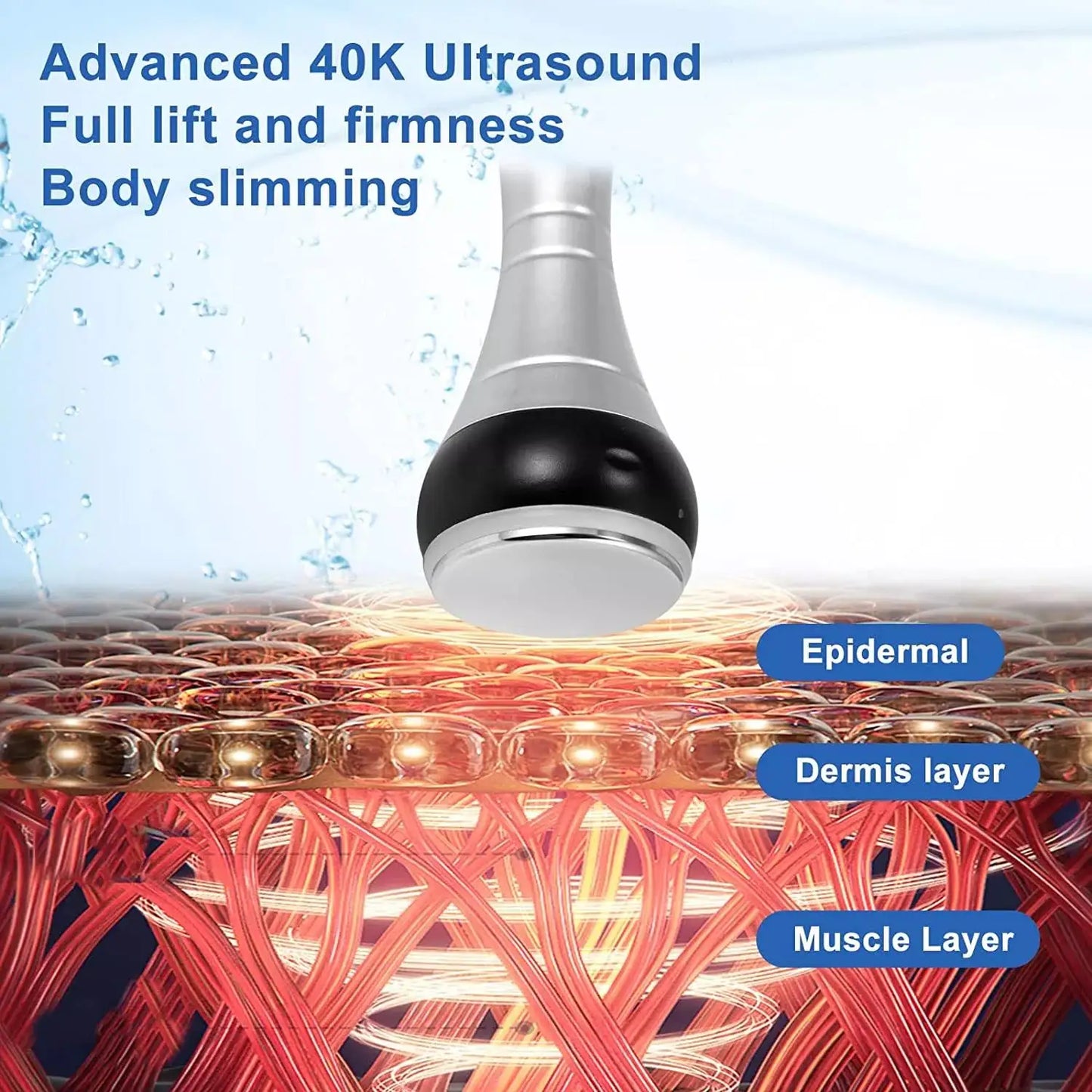 ultra-thin ultrasonic liposuction, wrinkle removal, and facial slimming machine