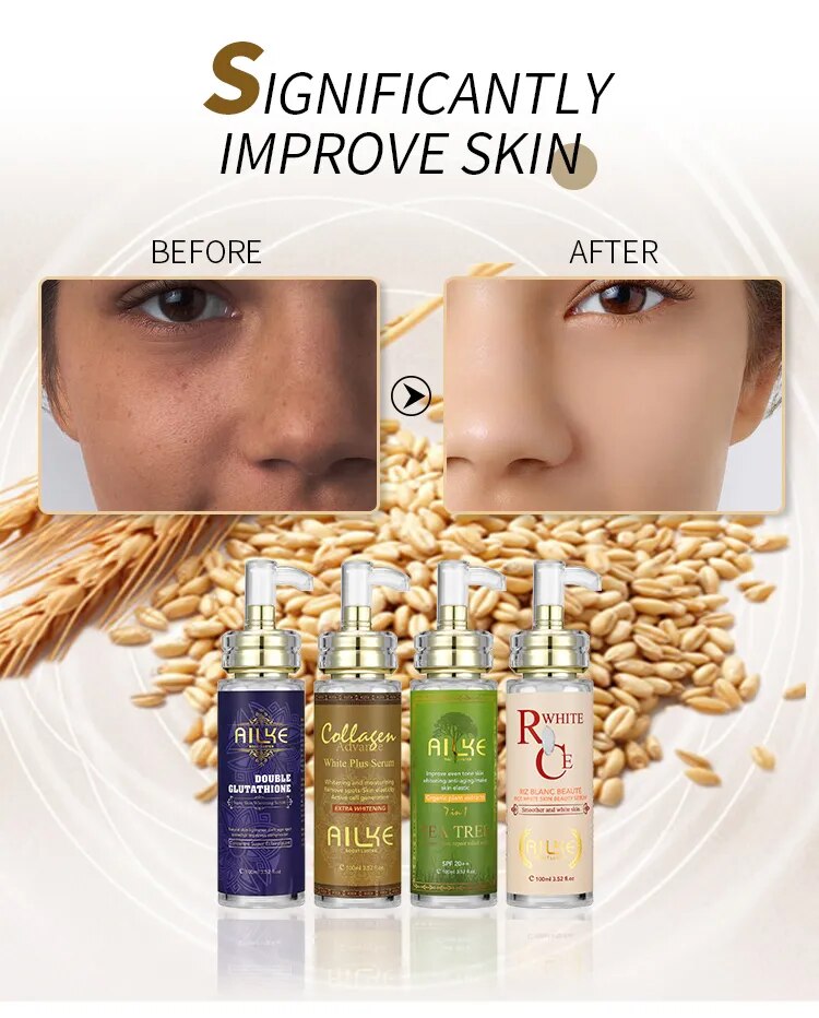 Whitening and Skin Glowing Serum, Wrinkle Treatment, Acne Removal treatment