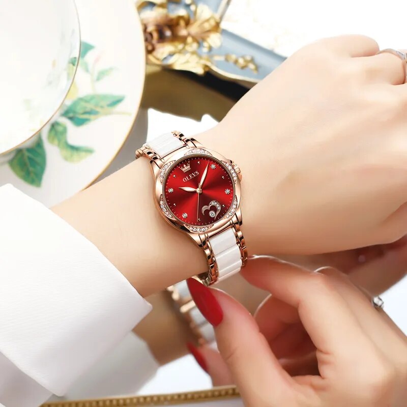 Watch for Women Automatic Mechanical Ladies heart Wrist Watch