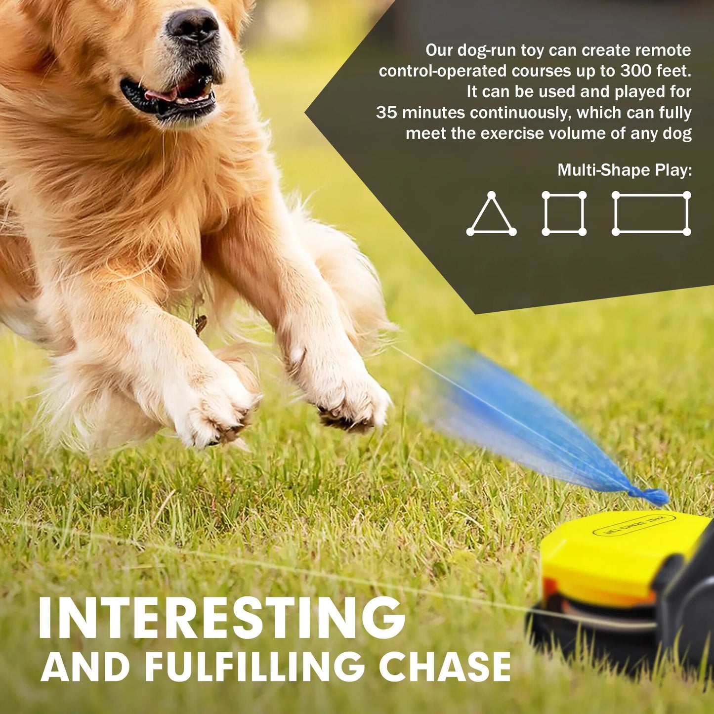 Interactive Dog Toys, Lure Course Machine for Dogs