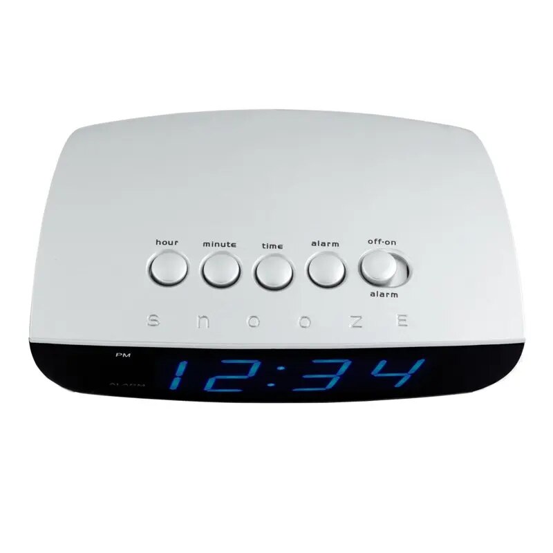 0.9" Blue LED Digital Desktop Alarm Clock