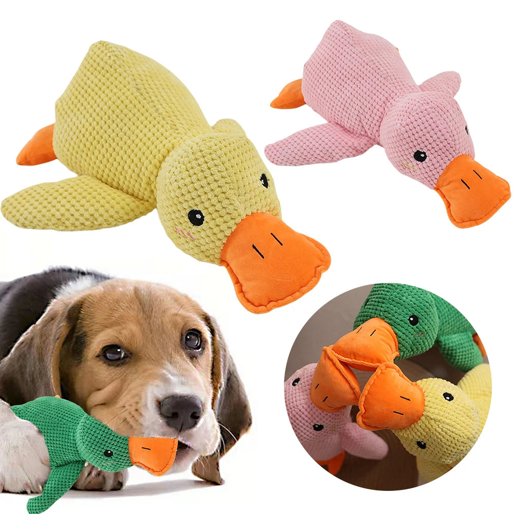 Wild Goose Stuffed Animal Calming Duck Cleaning Chew Toy