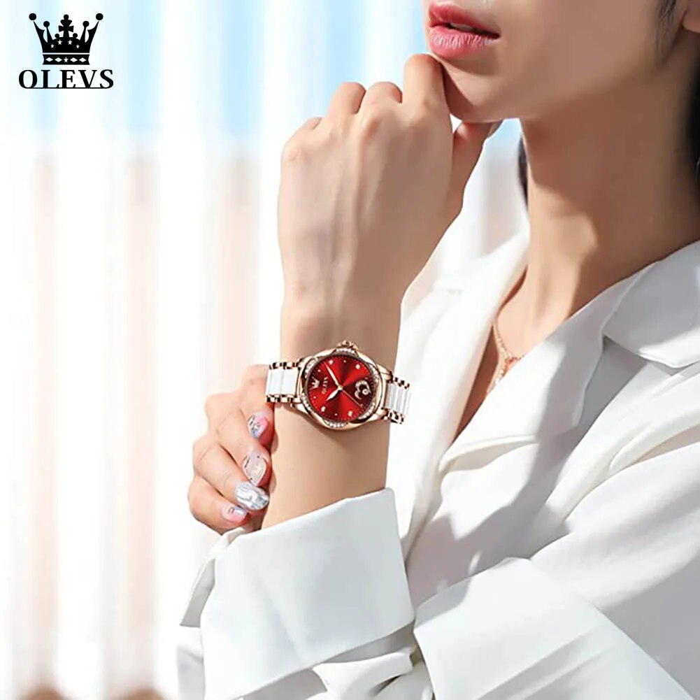 Watch for Women Automatic Mechanical Ladies heart Wrist Watch