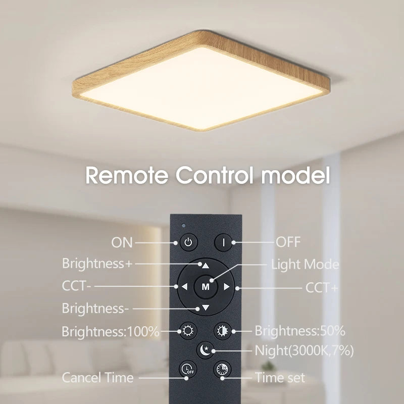 MARPOU Tuya Smart LED Ceiling Lamp Remote Control Square living room Ceiling Lights