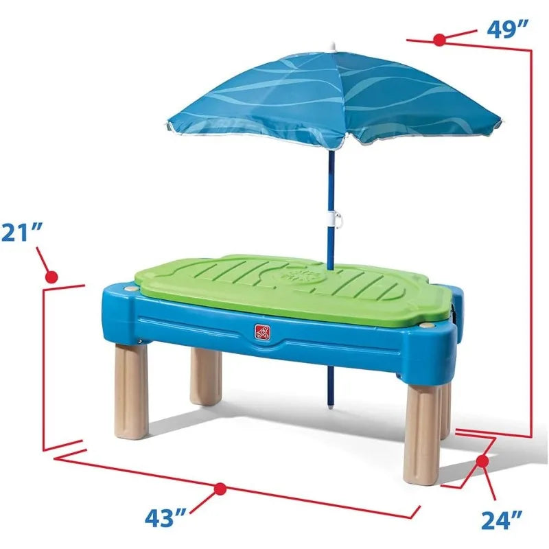 Kids Sand and Water Activity Outdoor Sensory Table