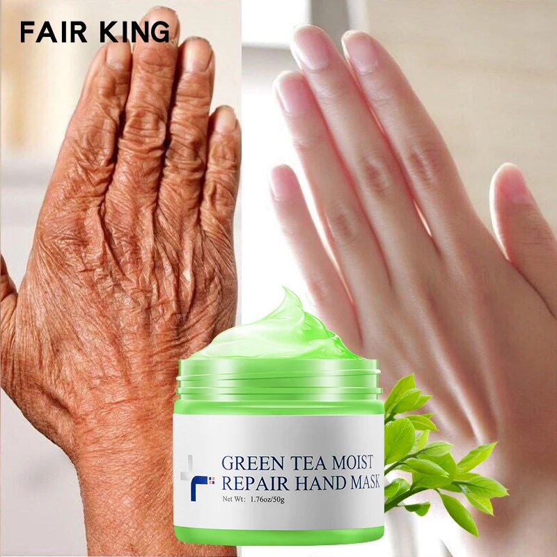 FAIR KING Green Tea Moisturizing Hand Wax Skin Hand Mask